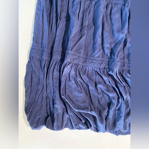 NEW Plus Size Nurture Westbound Long Sleeve VNeck Midi Dress Rayon Navy $89 - Picture 2 of 12